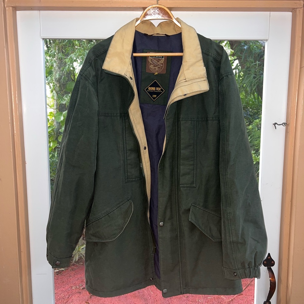 Vintage 90s Aigle Gore-Tex Green Jacket